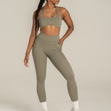 Wrap Pocket Legging - Tuscan Olive