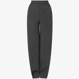 Modal Wide Leg Jogger - Slate Marle