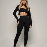 Cropped Tuxedo - Carbon