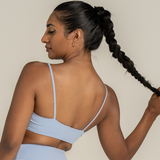 Boxy Bralette - Amalfi Blue