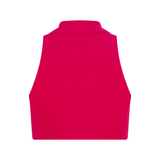 Sculpt Zip Crop - Plastic Pink