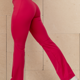 Wrap Flare Legging - Plastic Pink