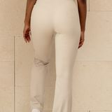 Wrap Flare Legging - Oatmilk