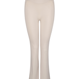 Wrap Flare Legging - Oatmilk