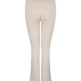 Wrap Flare Legging - Oatmilk