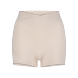 Wrap Booty Short 4" - Oatmilk