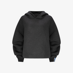 A glimpse of the pool: Modal Oversized Hoodie in Slate Marle. Contents vary.