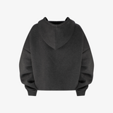 Modal Oversized Hoodie - Slate Marle
