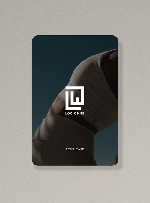 Lociónne e-Gift Card, a digital card showing the brand logo