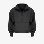 A glimpse of the pool: Modal Club Pullover in Slate Marle. Contents vary.