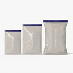 Three Lociónne mystery bag sizes side by side