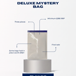 Deluxe Mystery Bag, three pieces minimum $280 RRP, $99, ends 6 September