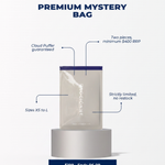 Premium Mystery Bag, Cloud Puffer guaranteed, two pieces minimum $400 RRP, $199, ends 6 September